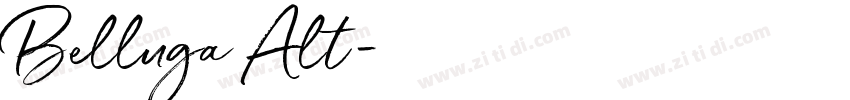 Belluga Alt字体转换